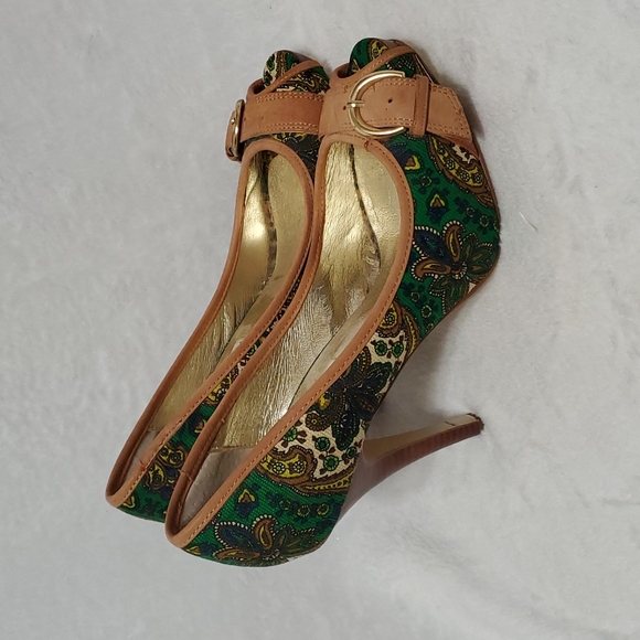 STEVE MADDEN Open toe high heel shoes 7M Green(Ss21) - Picture 3 of 10